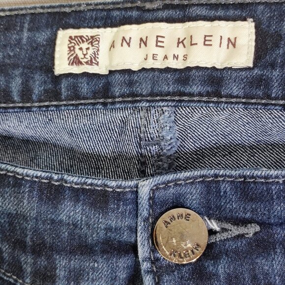 Anne Klein Jeans Lion straight women's size 16 ink blue rhinestone decoration - Picture 7 of 16